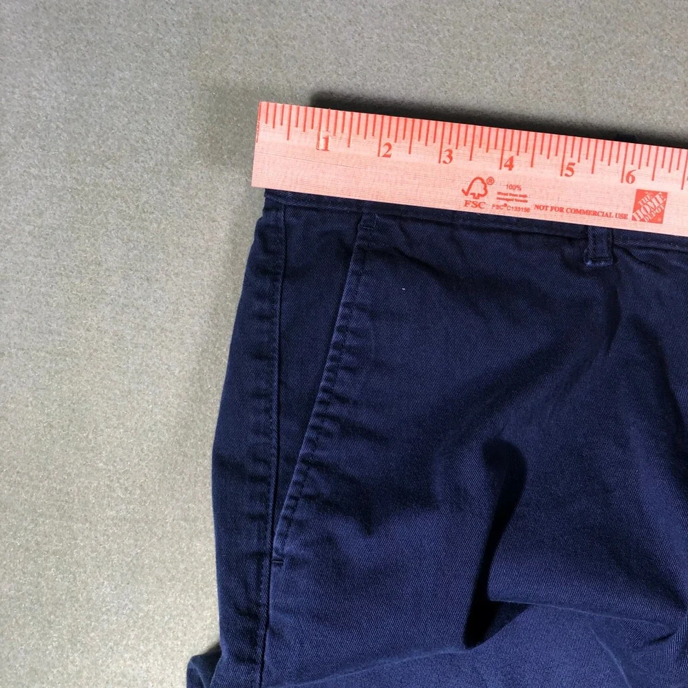 J.Crew Flex Slim Chino Pants Mens 30x32 Navy Blue H3167 Stretch Cotton Twill